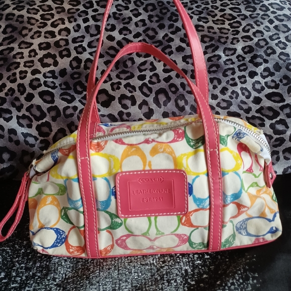Authentic mini Coach purse - Picture 1 of 5